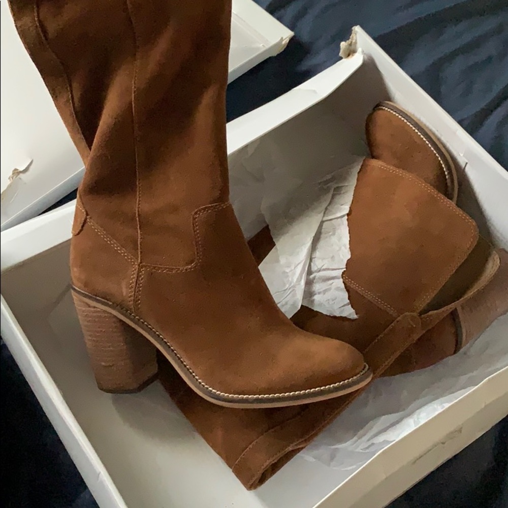 Knee high boots